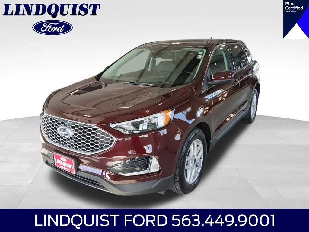 Certified Used 2024 Burgundy Velvet Metallic Tinted Clearcoat Ford SEL image 6