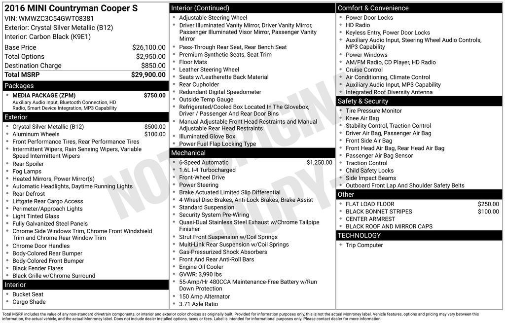 Used 2016 Silver MINI Base image 6