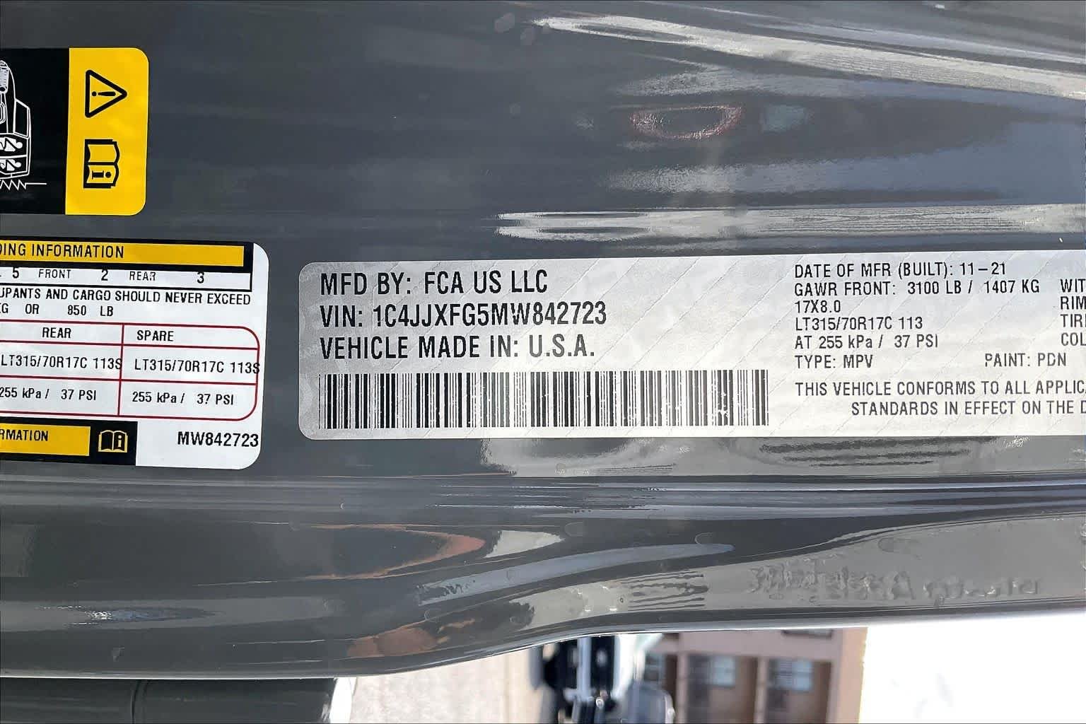 Certified Used 2021 Sting Gray Clearcoat Jeep Unlimited Rubicon image 33