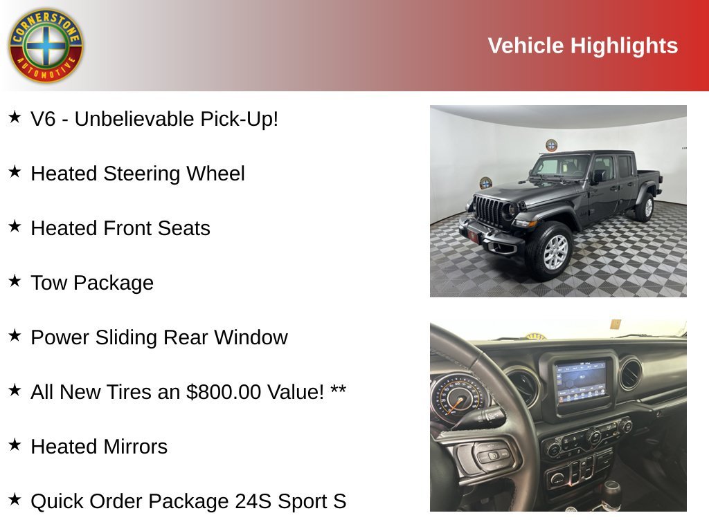 Used 2023 Gray Jeep Sport S image 2