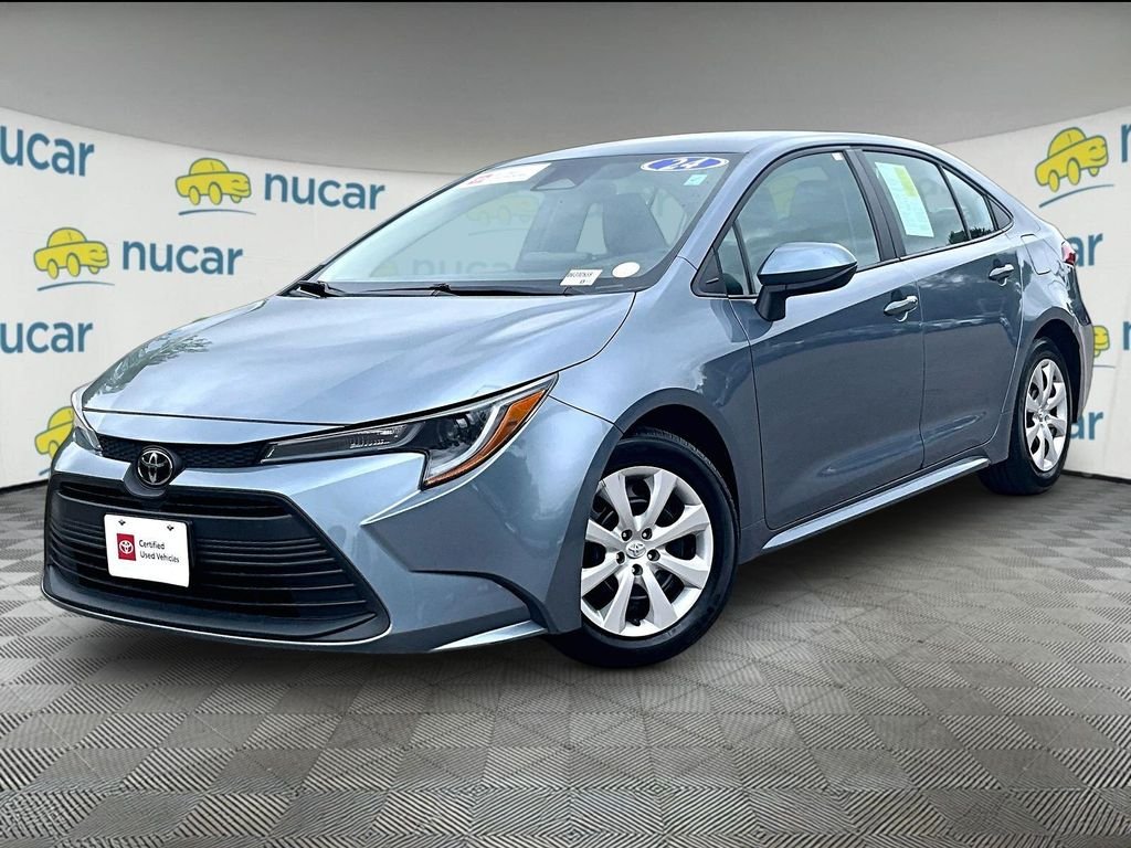 Certified Used 2024 Gray Toyota LE image 3