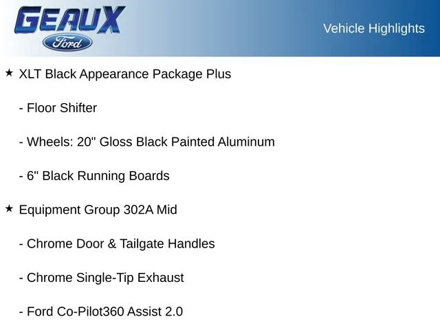Certified Used 2025 Agate Black Metallic Ford XLT image 28
