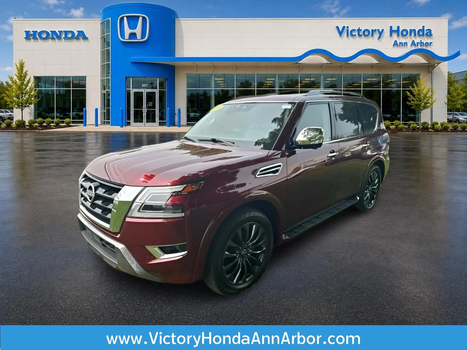 Used 2024 Red Pearl Nissan Platinum image 1