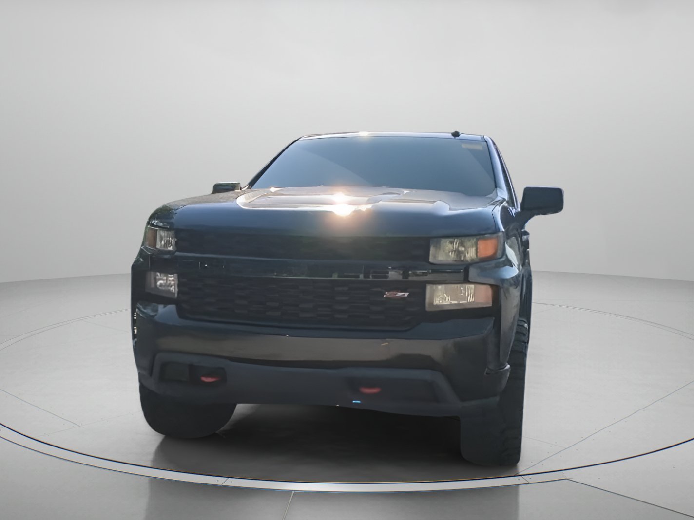 Certified Used 2019 Shadow Gray Metallic Chevrolet Custom Trail Boss Crew Cab Pickup image 8