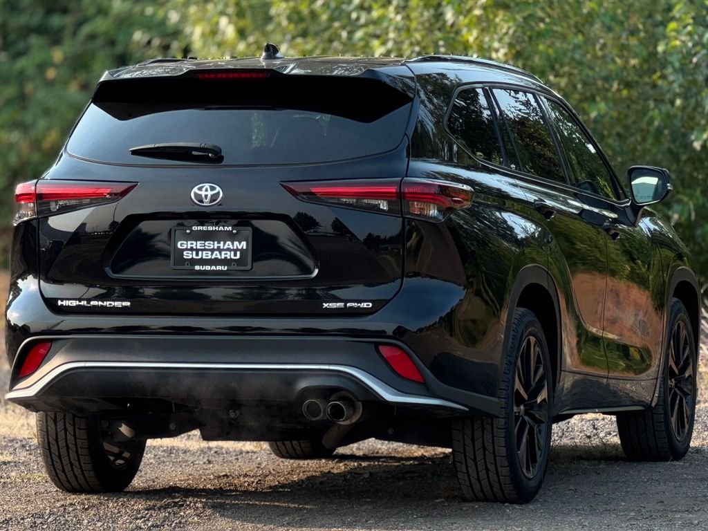 Used 2024 Midnight Black Metallic Toyota XSE image 7