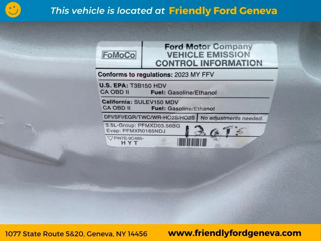 Certified Used 2023 Oxford White Ford Base image 48