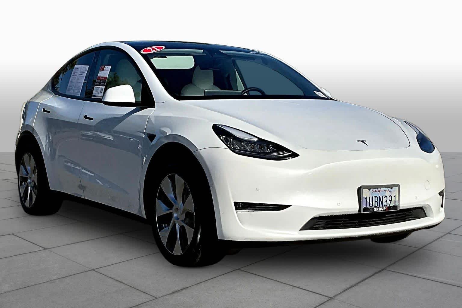 Used 2021 Tesla Model Y Long Range with VIN 5YJYGDEE4MF094045 for sale in Folsom, CA