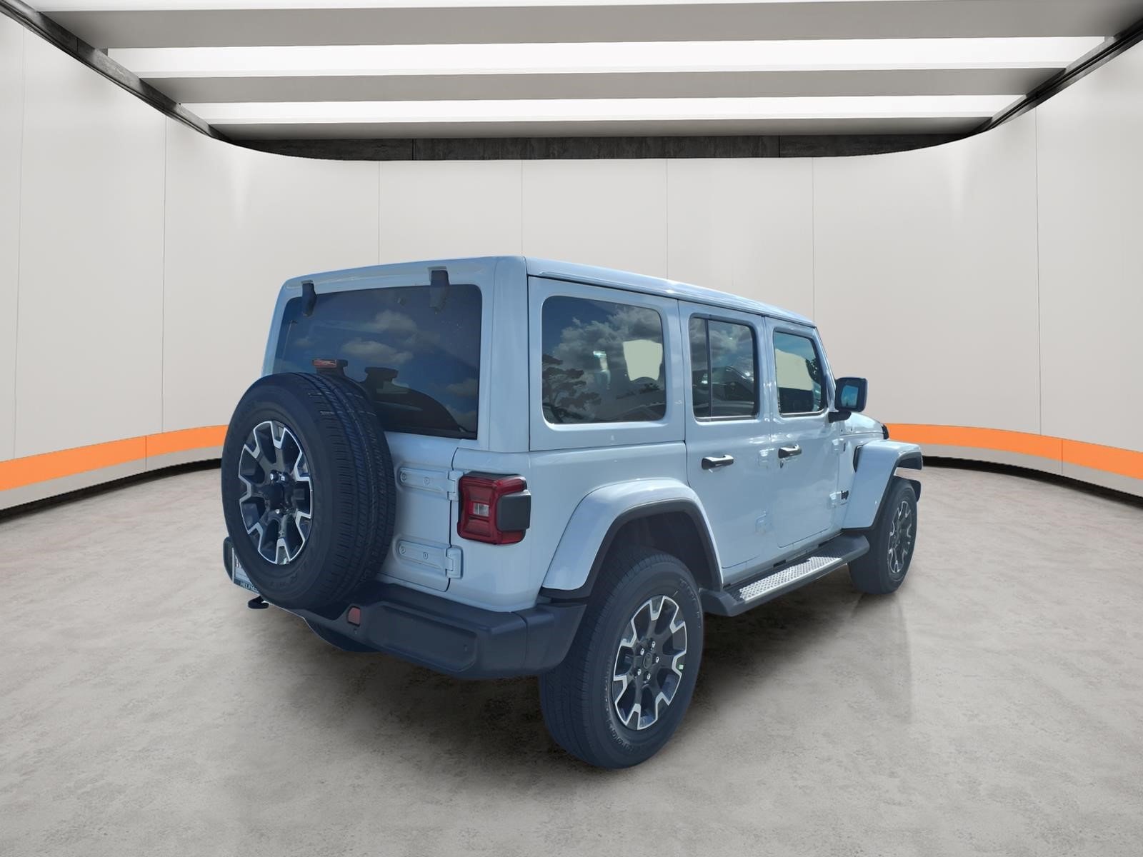 New 2026 Bright White Clear-Coat Exterior Paint Jeep Sahara image 6