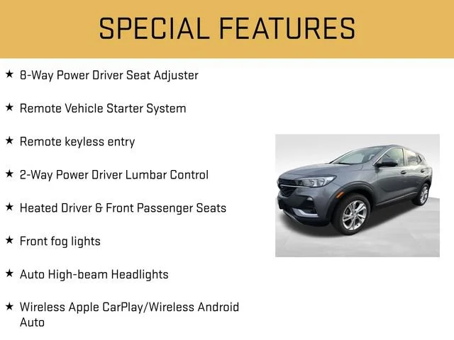 Used 2022 Satin Steel Metallic Buick Preferred image 12