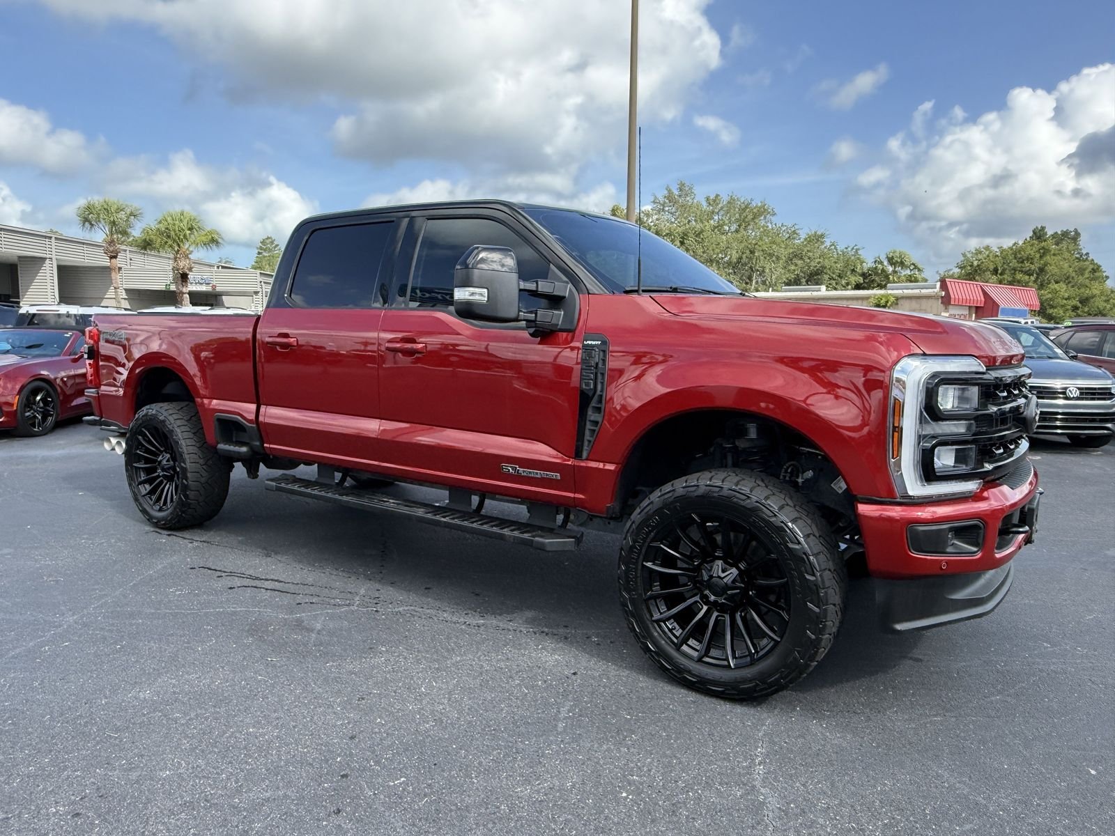 Used 2024 Red Metallic Ford Lariat image 2