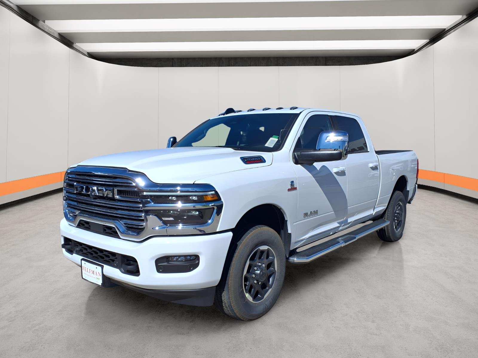 New 2026 Bright White Clear-Coat Exterior Paint RAM Laramie image 3
