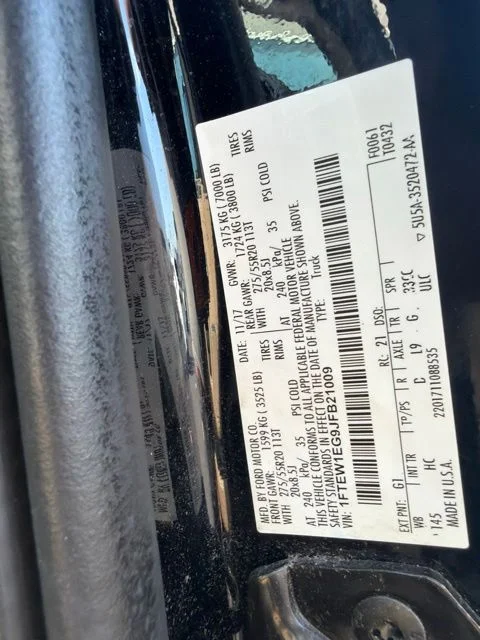 Used 2018 Black Ford Lariat image 11