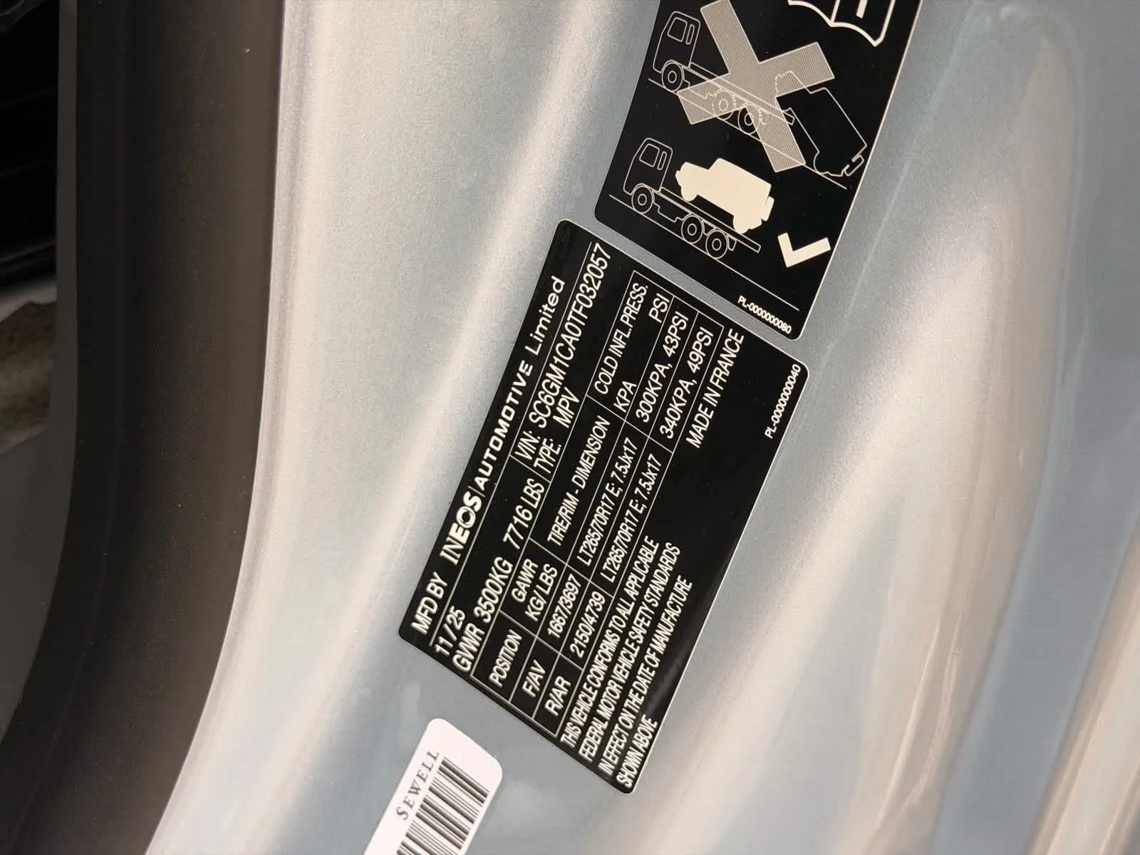 Used 2026 SILVER INEOS Base 4x4 image 36
