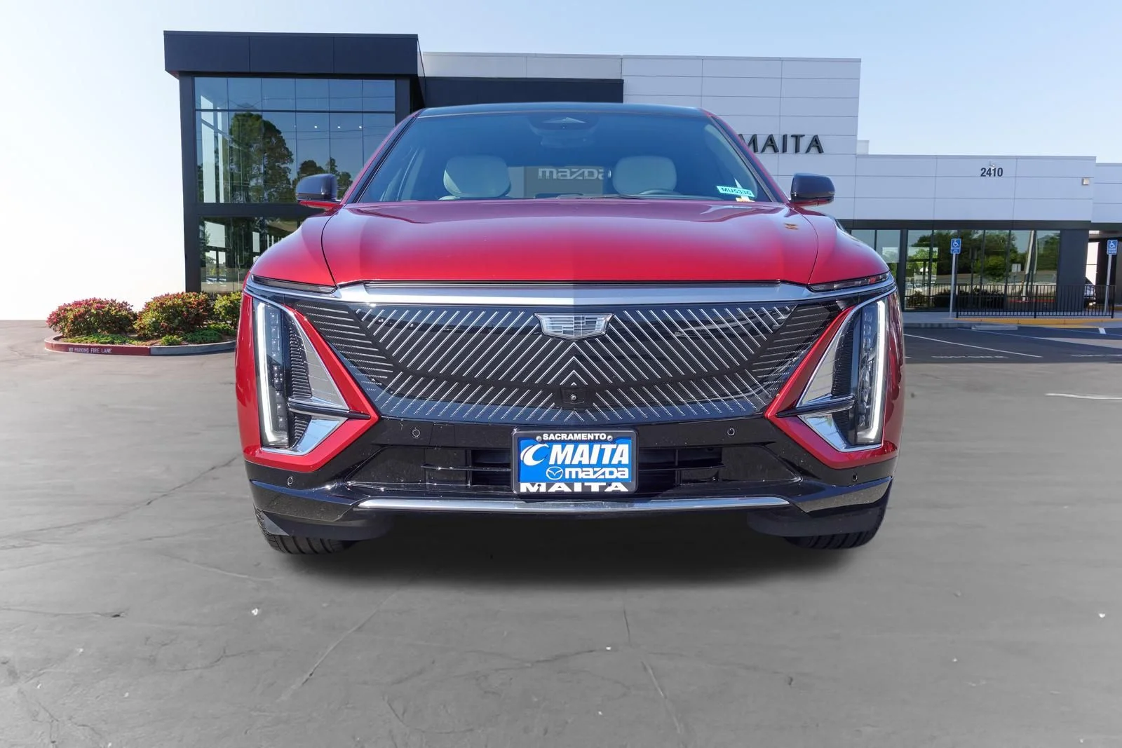 Used 2024 Radiant Red Tintcoat Cadillac Luxury image 8
