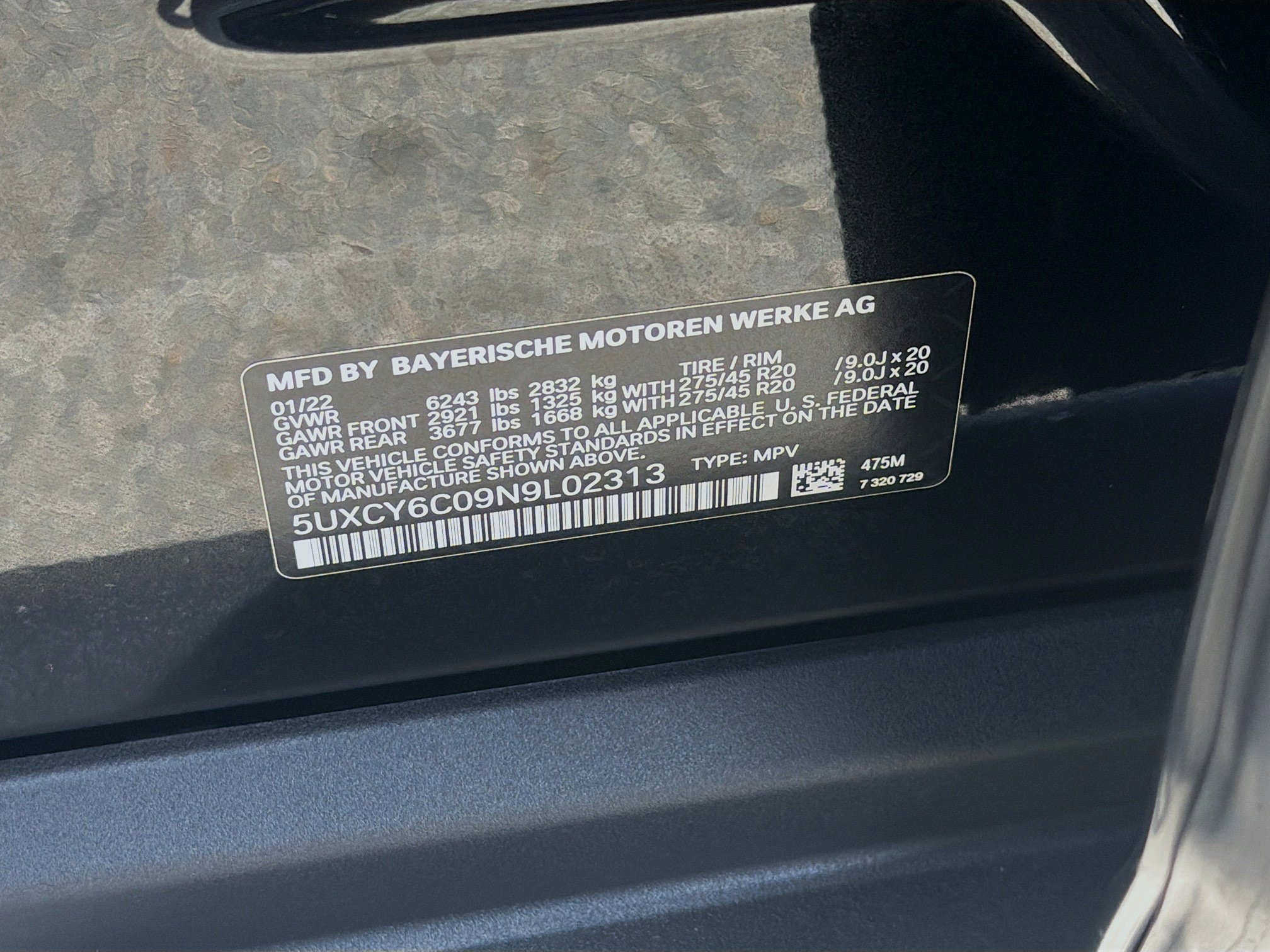 Used 2022 Black Sapphire Metallic BMW xDrive40i image 38