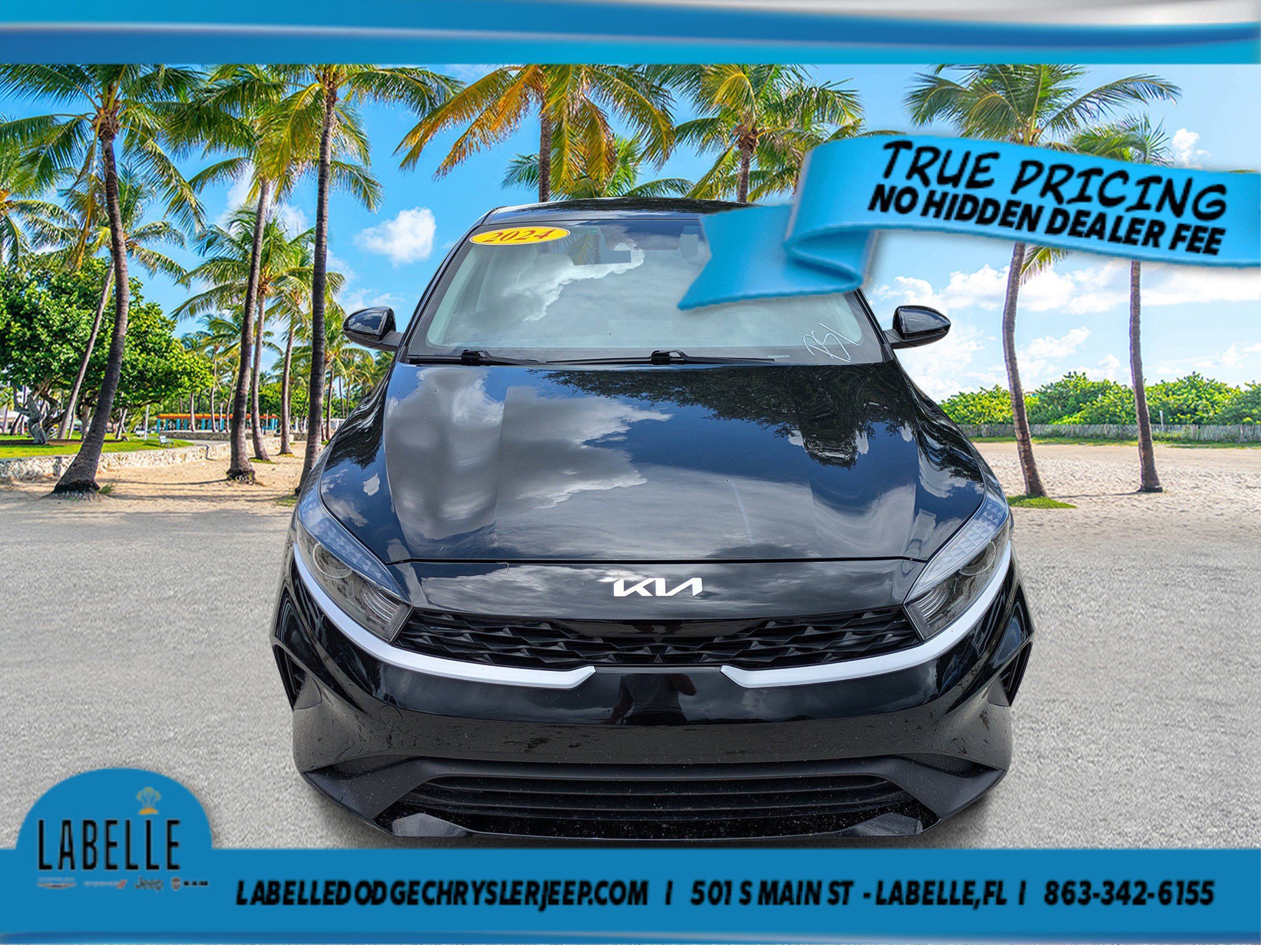 Used 2024 Aurora Black Kia LXS image 8