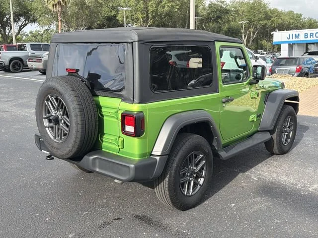 Used 2025 Green Jeep 2-Door Sport S 4x4 image 4