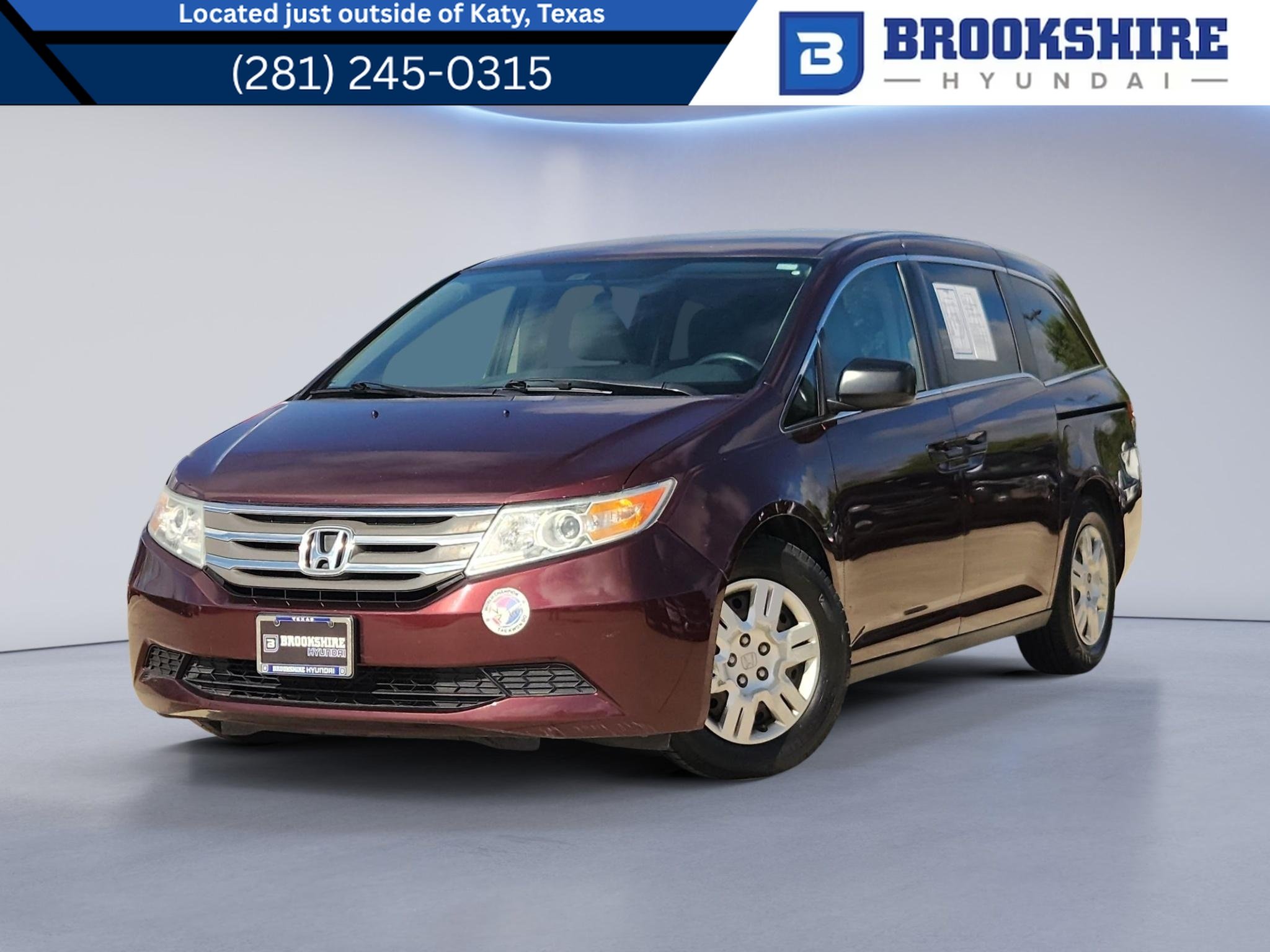 Used 2013 Dark Cherry Pearl Honda LX image 1