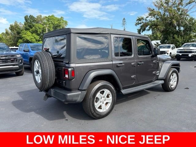 Used 2020 Gray Jeep Unlimited Sport S image 6