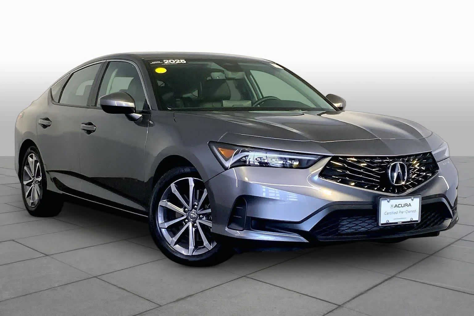 Certified Used 2025 Liquid Carbon Metallic Acura BASE image 3