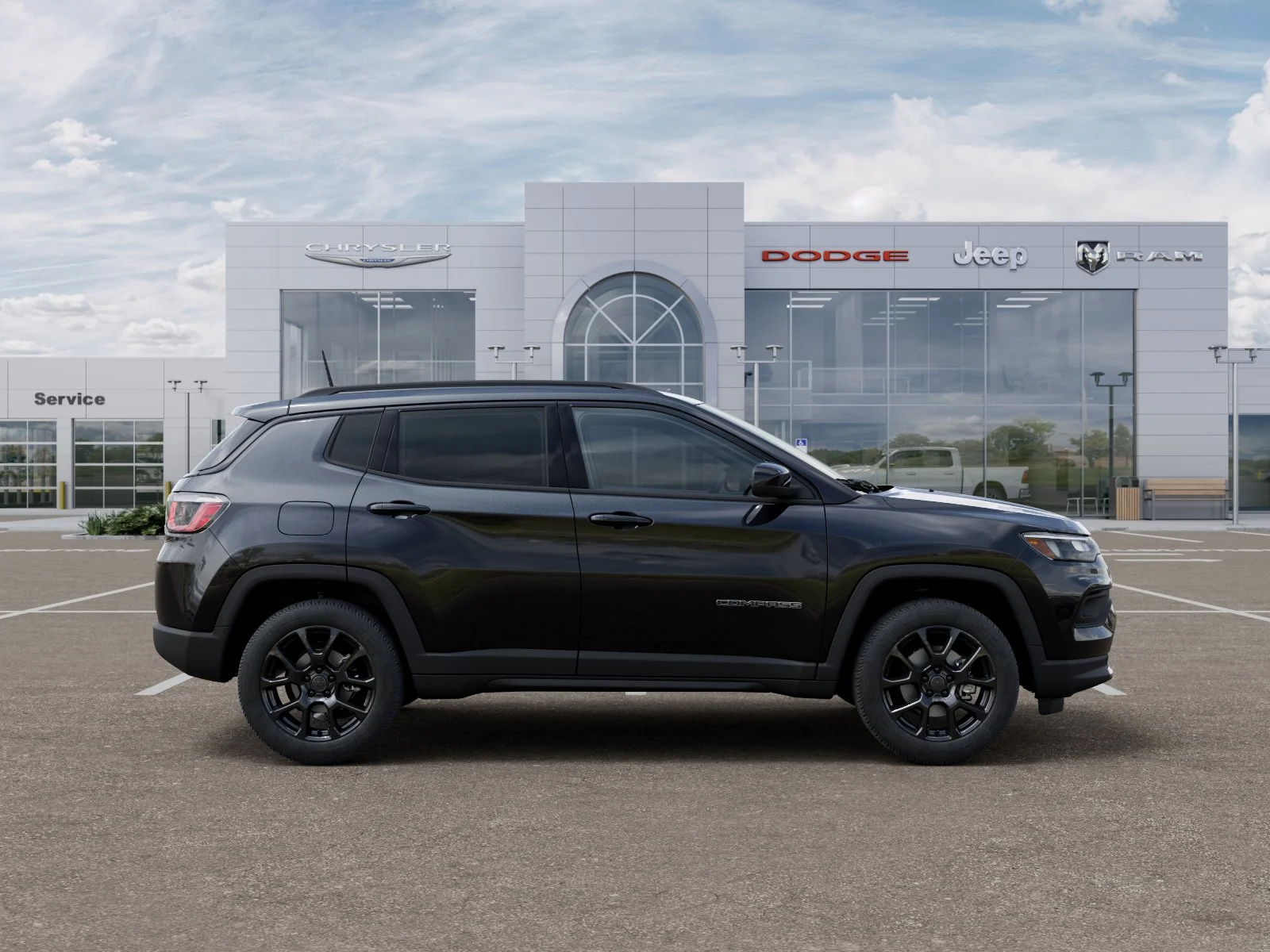 New 2026 Diamond Black Crystal Pearlcoat Jeep Latitude image 52