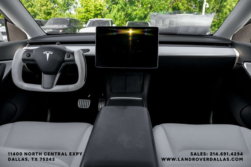 Used 2022 Pearl White Multi-Coat Tesla Performance image 12