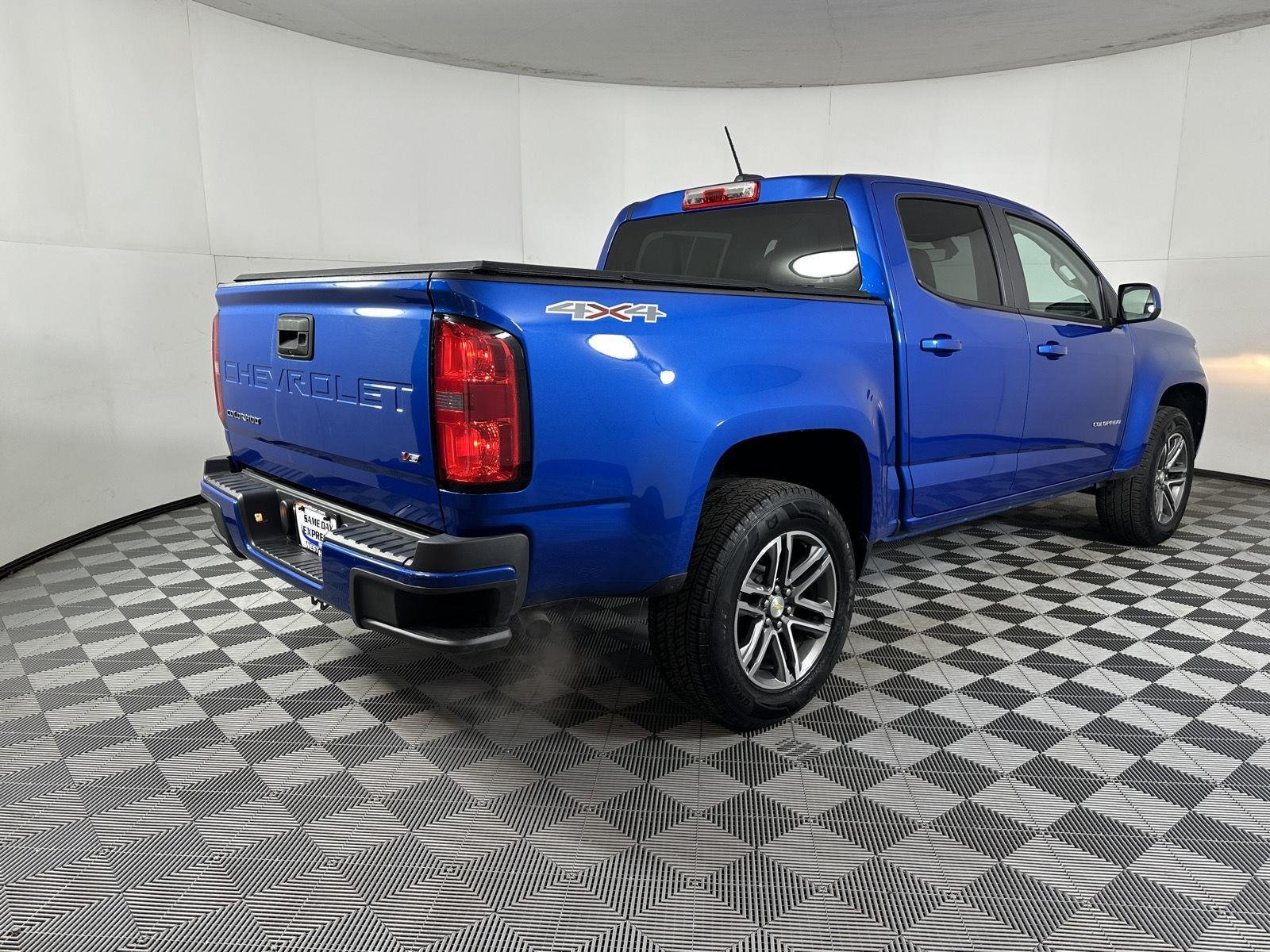 Used 2021 Bright Blue Metallic Chevrolet 4WD Work Truck image 14