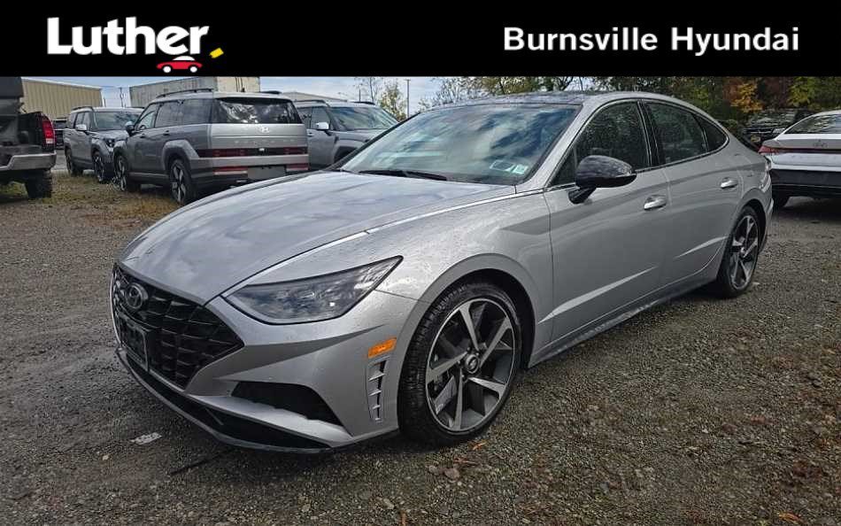 Used 2023 Curated Silver Hyundai SEL Plus image 1