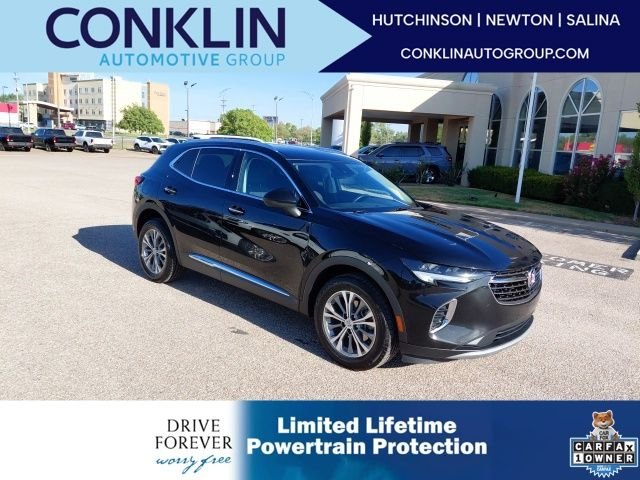 Used 2022 Ebony Twilight Metallic Buick Preferred image 1