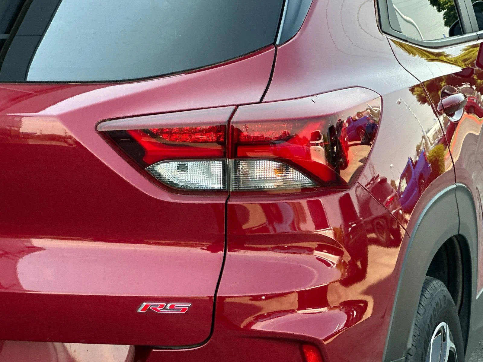 Used 2021 Scarlet Red Metallic Chevrolet RS image 24
