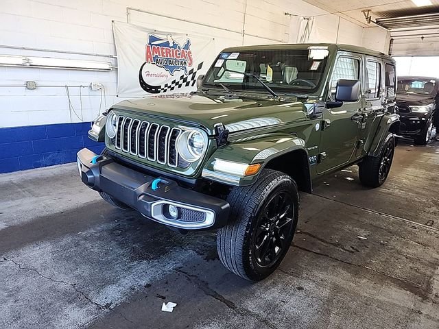 Used 2024 Green Jeep Sahara 4xe image 5