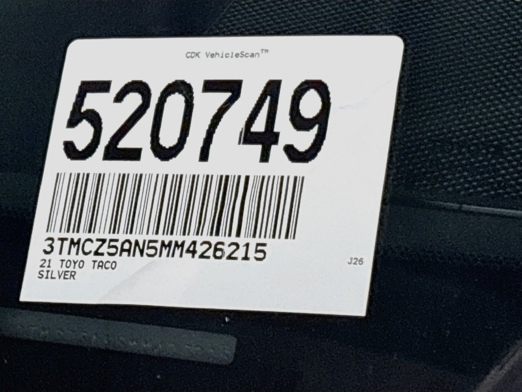 Used 2021 Silver Sky Metallic Toyota TRD Sport image 26