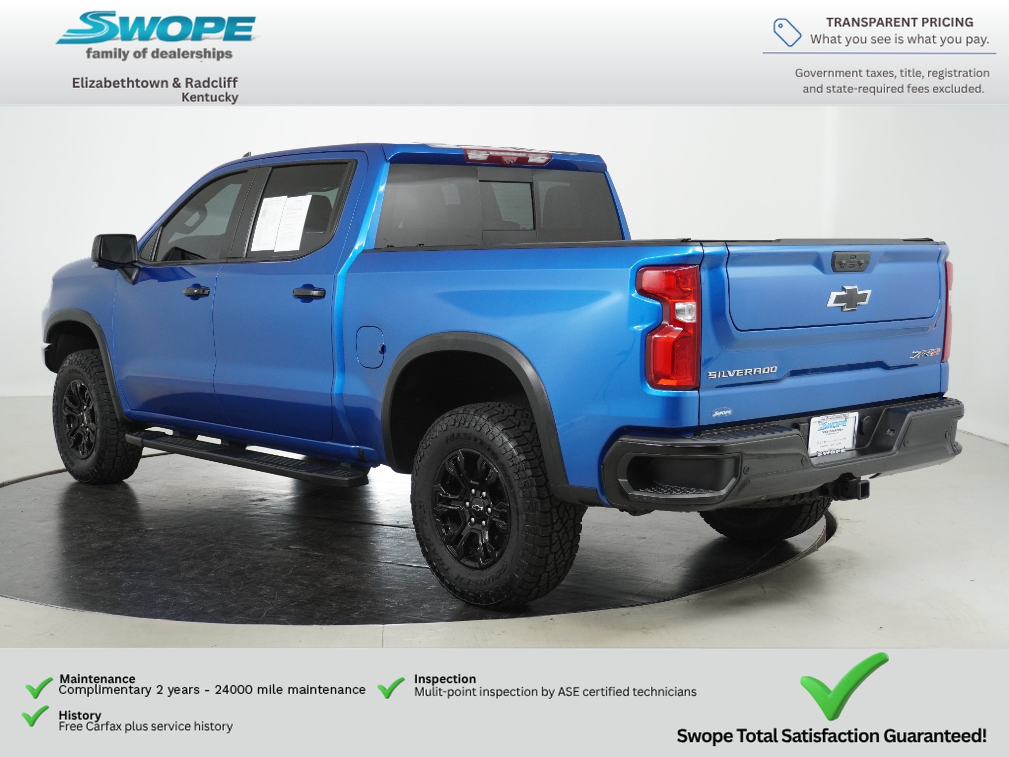 Used 2022 Glacier Blue Metallic Chevrolet ZR2 image 5