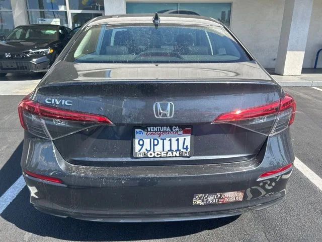 Certified Used 2024 Meteorite Gray Metallic Honda EX image 7
