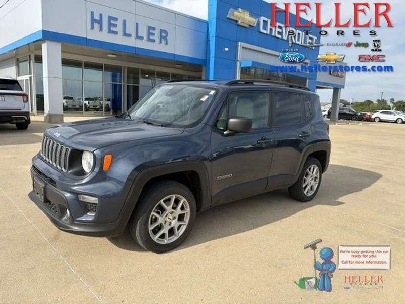 Used 2022 Slate Blue Pearlcoat Jeep Latitude image 1