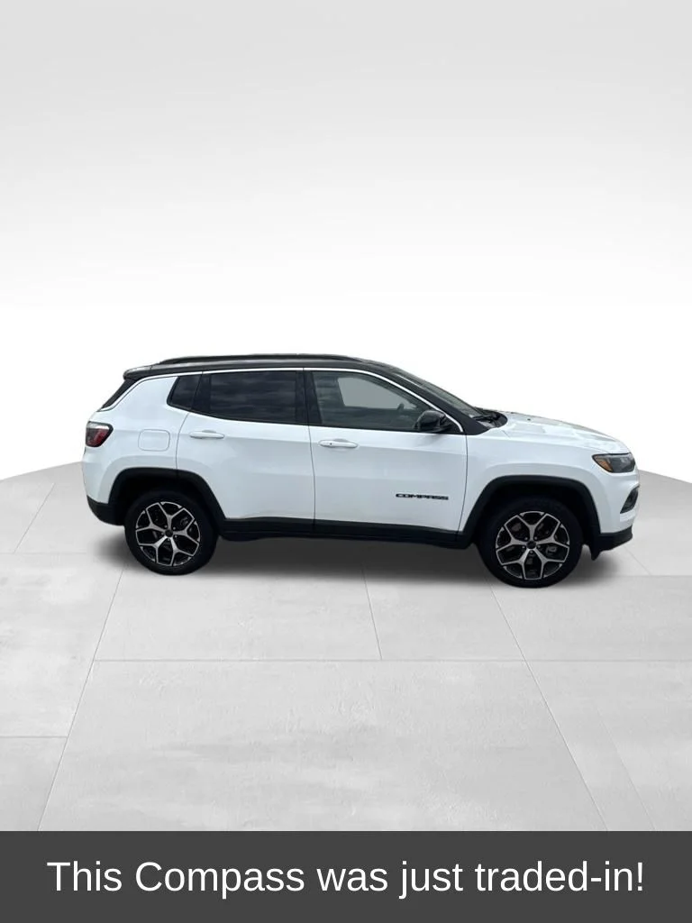 Certified Used 2025 Bright White Clearcoat Jeep Limited image 1