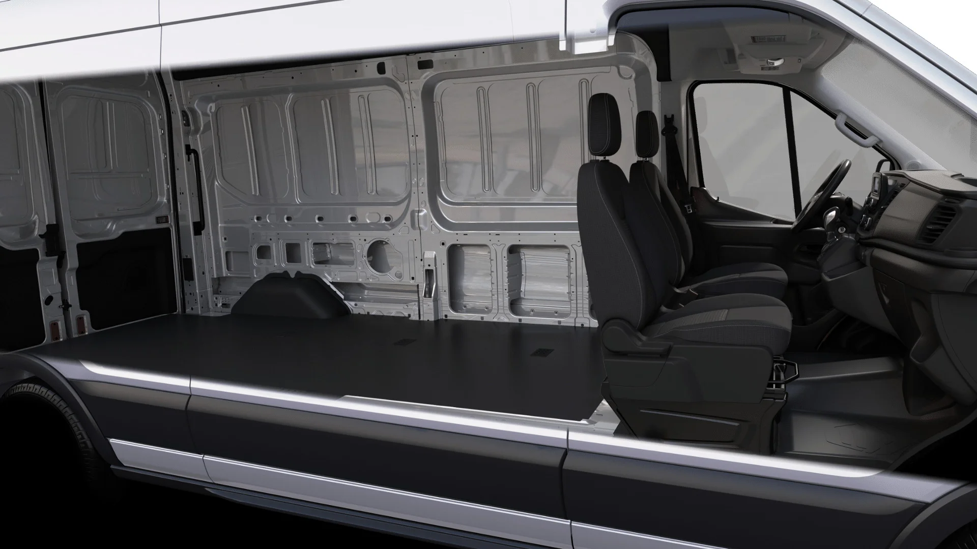 New 2025 White Ford Cargo Van image 4