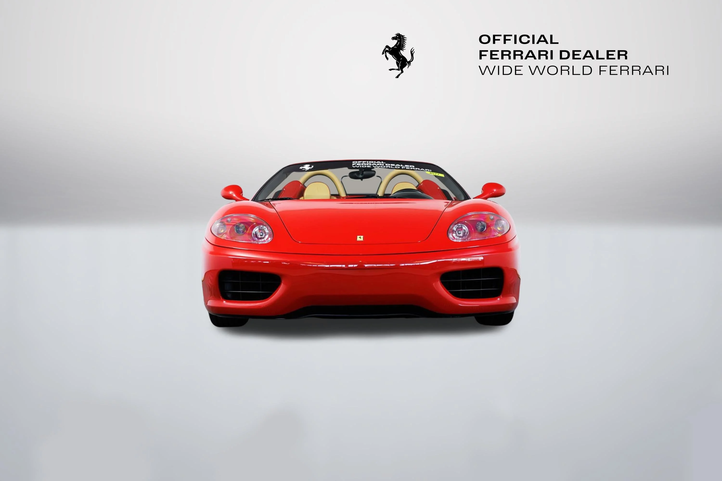 Used 2003 Rosso Corsa Ferrari Spider OEM Manual image 3