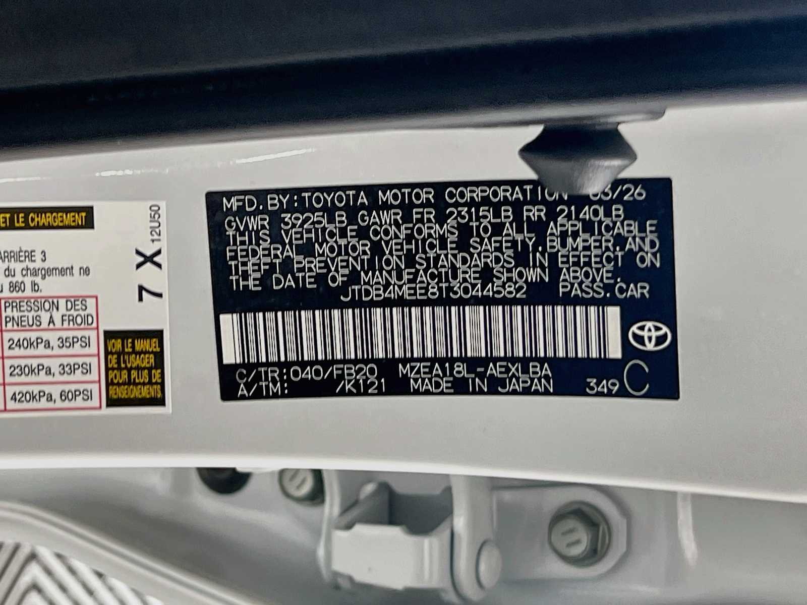Used 2026 Ice Cap Toyota LE image 30