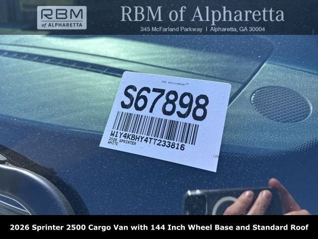 New 2026 Arctic White Mercedes-Benz 2500 with 144 Wheel Base Standard Roof image 37