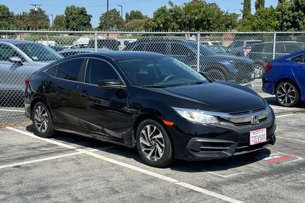 Used 2017 Crystal Black Pearl Honda EX image 2