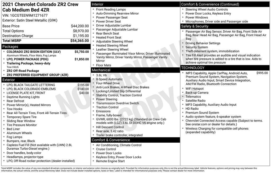 Used 2021 Gray Chevrolet ZR2 image 7