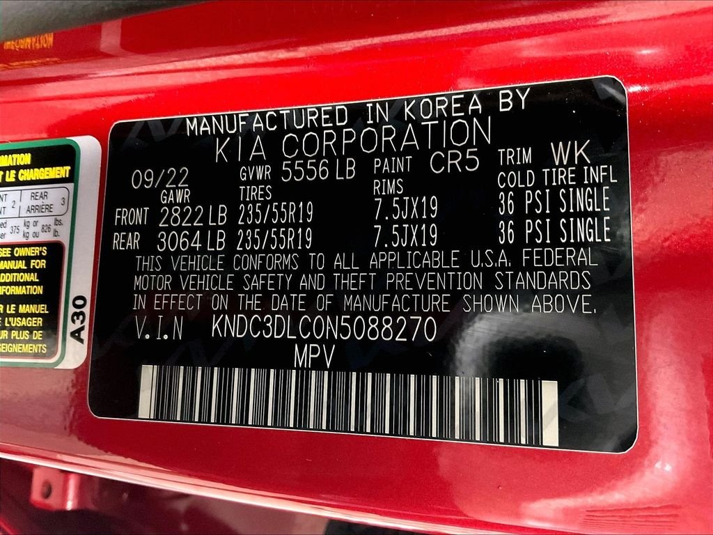 Used 2022 Red Kia Wind image 36
