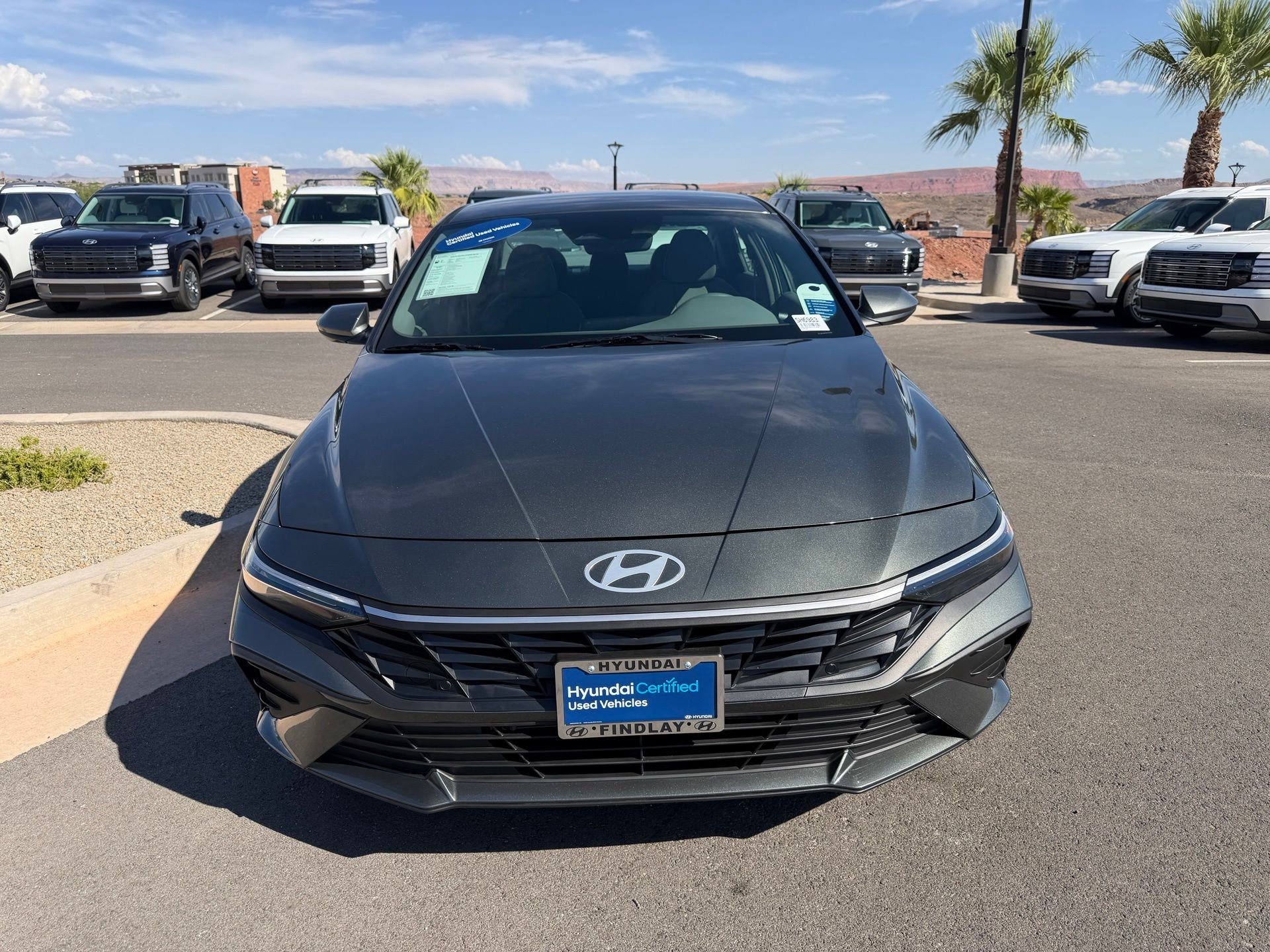 Certified Used 2025 Gray Hyundai Blue image 2