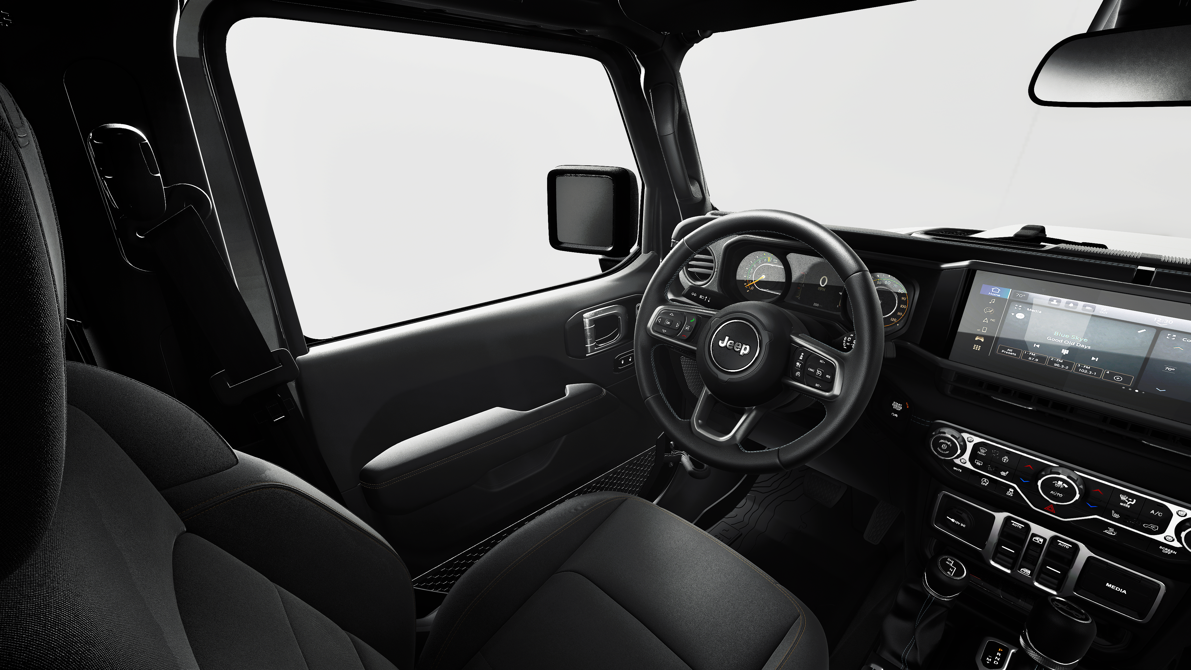 New 2027 Hydro Blue Pearl-Coat Paint Jeep Sahara image 20