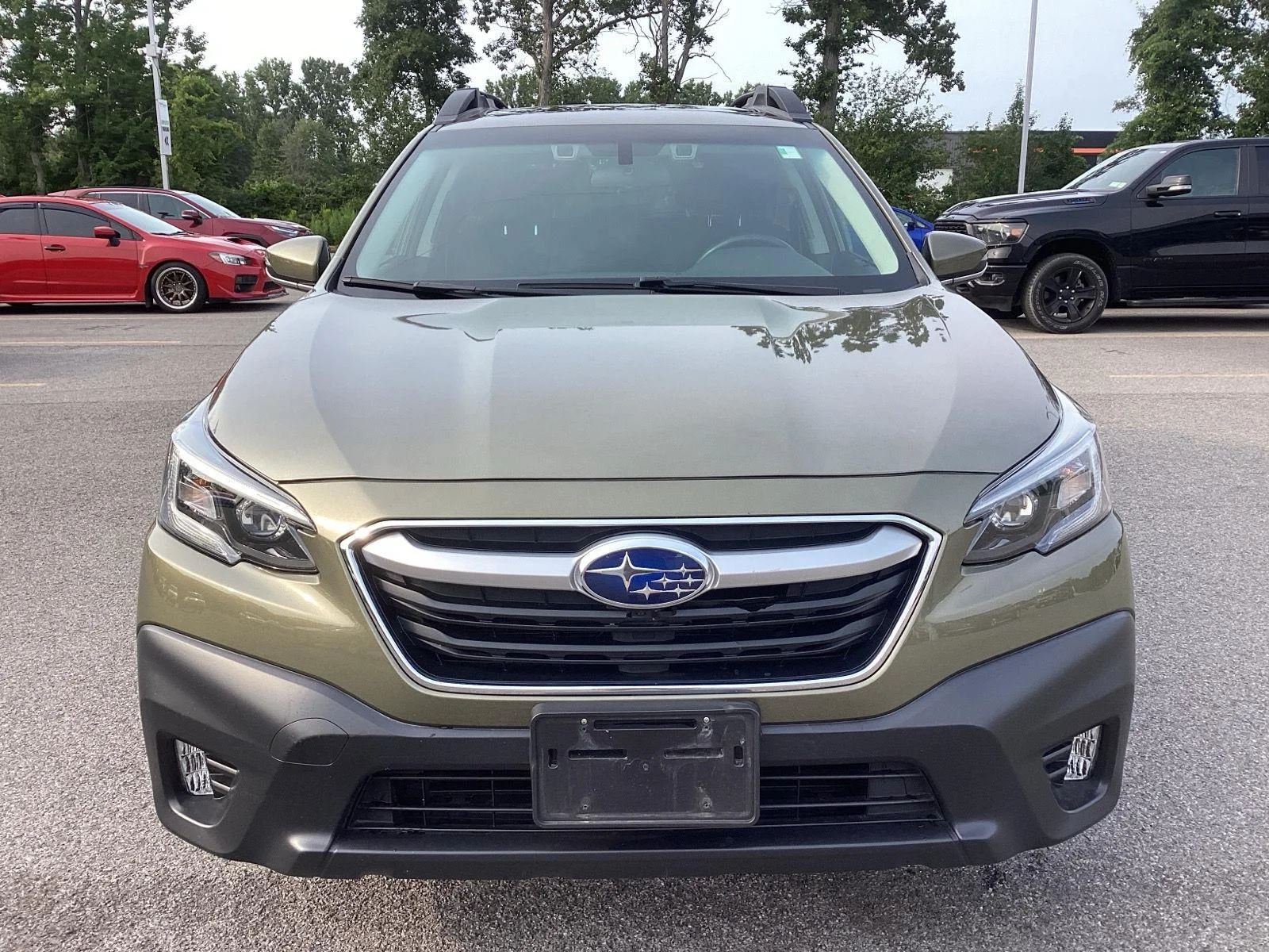 Used 2022 Autumn Green Metallic Subaru Premium image 2