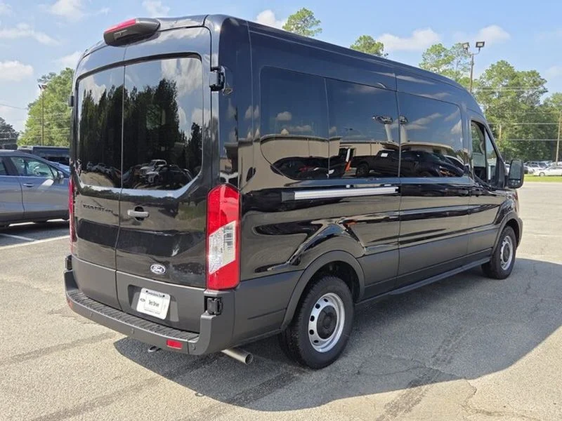 New 2026 Agate Black Metallic Ford Passenger Van XL image 10