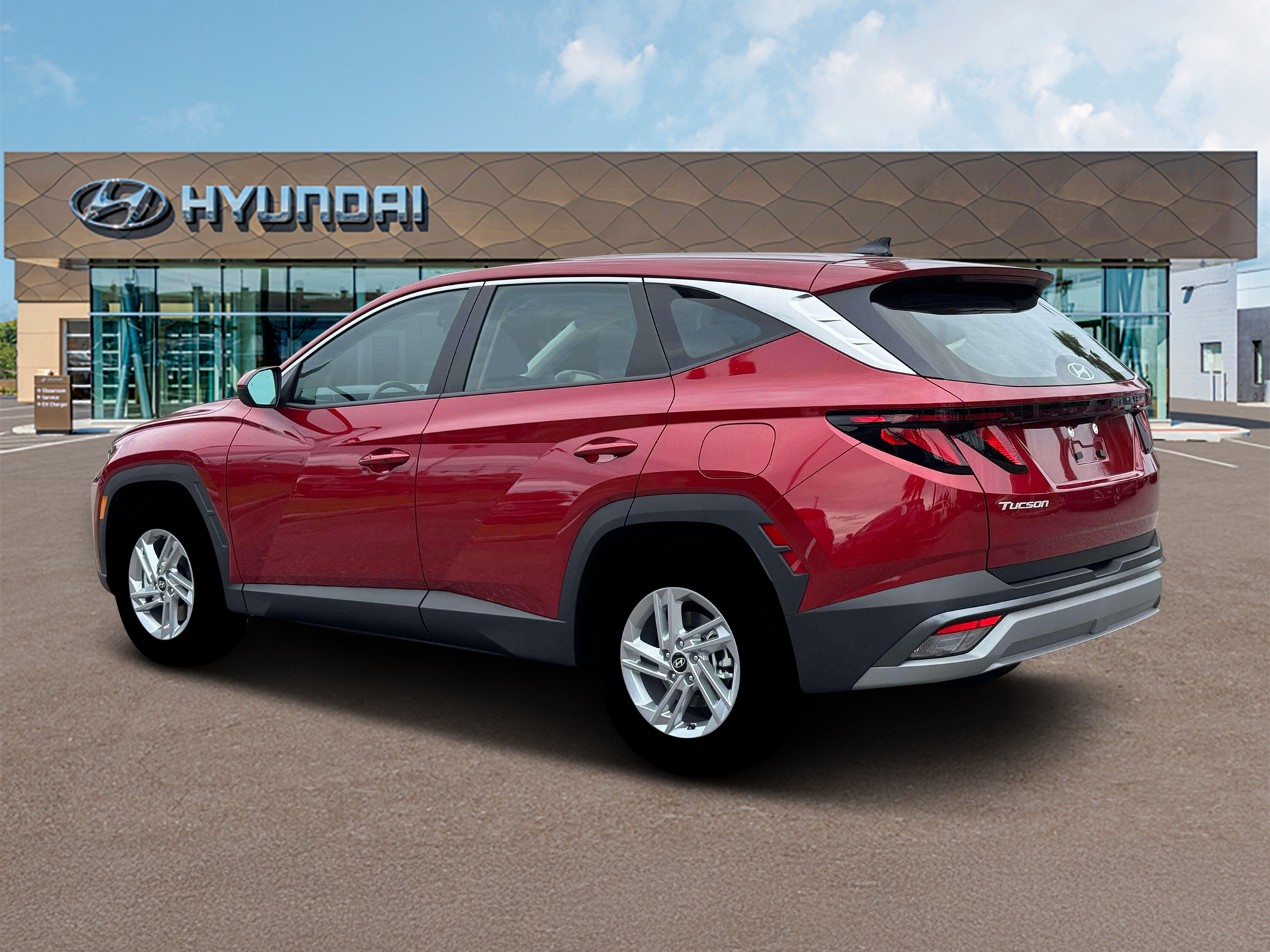 New 2026 Ultimate Red Hyundai SE AWD image 4