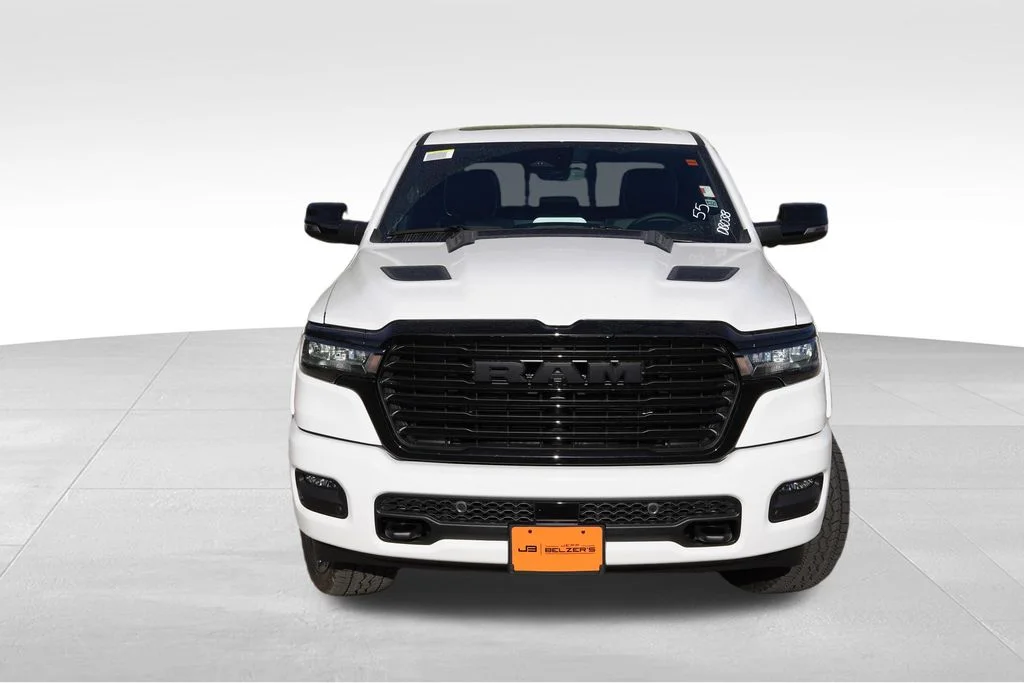 New 2026 Bright White Clear-Coat Exterior Paint RAM Laramie image 8