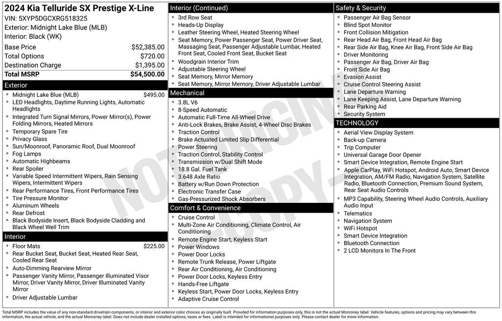 Certified Used 2024 Black Kia SX-Prestige X-Line image 13